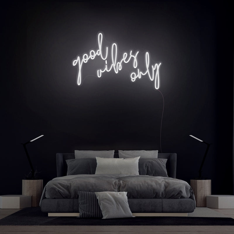 Good Vibes Only neon sign