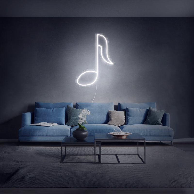 Mini Music Note 2 Neon Sign