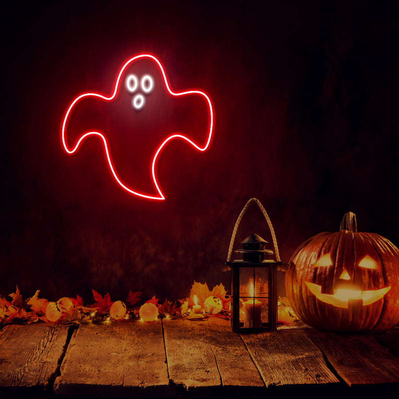 Halloween Ghost Neon Sign