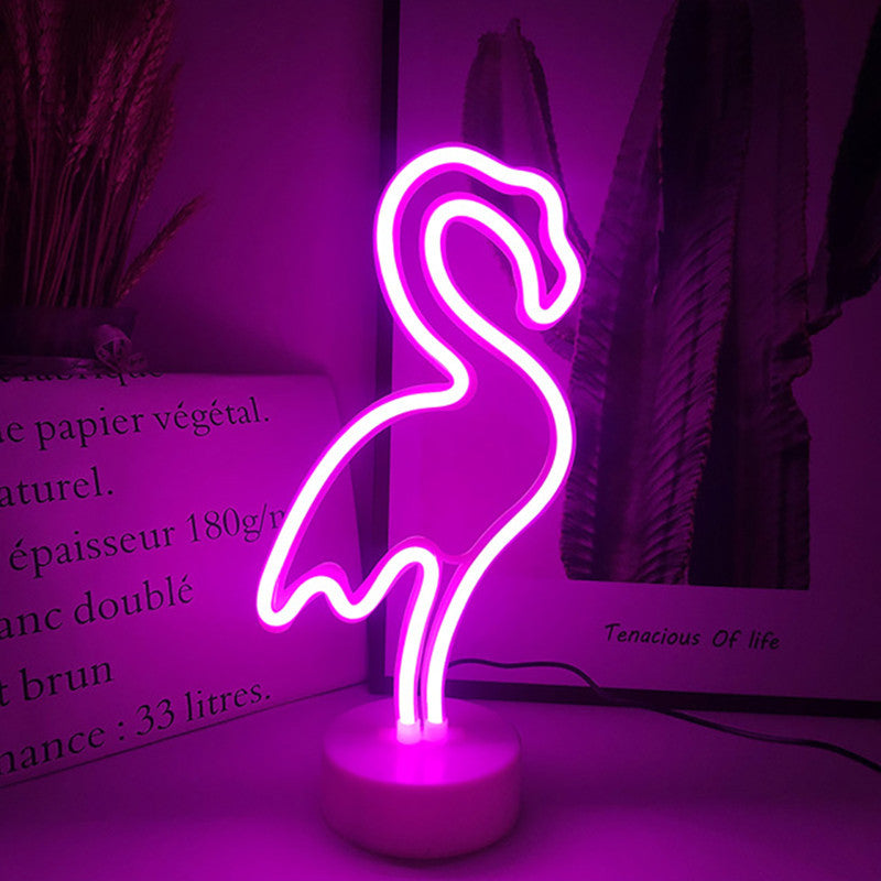 LED Neon Sign Desk Lights & Table Lamps