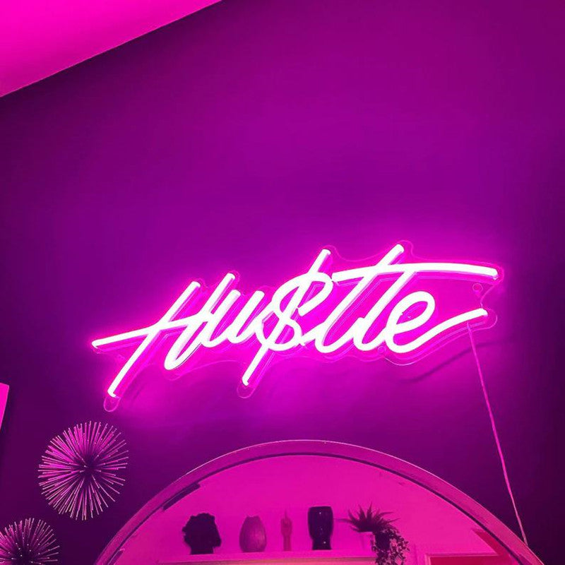 Hustle Neon Sign