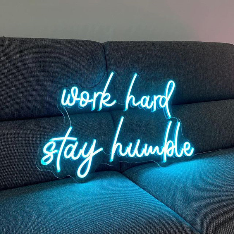 Work Hard Stay Humble Neon Sign